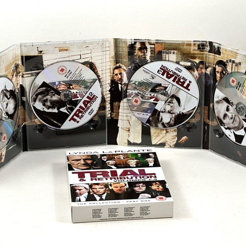 Trial & Retribution DVD box set used, 14 discs, crime series