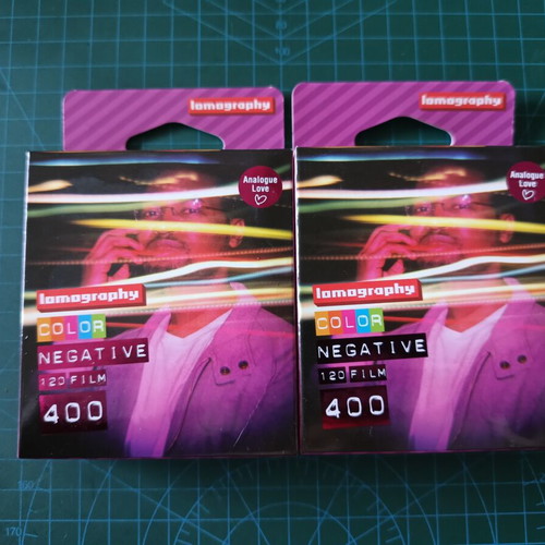 Lomography 400 Color Negative 120 Film Pack of 6 New