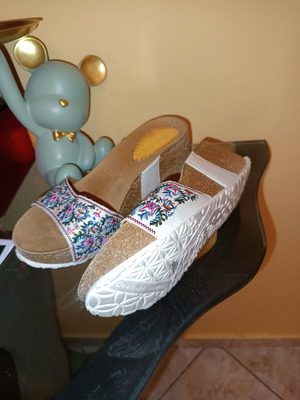Desigual Floral Κεντημένα Ανατομικά Σανδάλια – Νούμερο 39