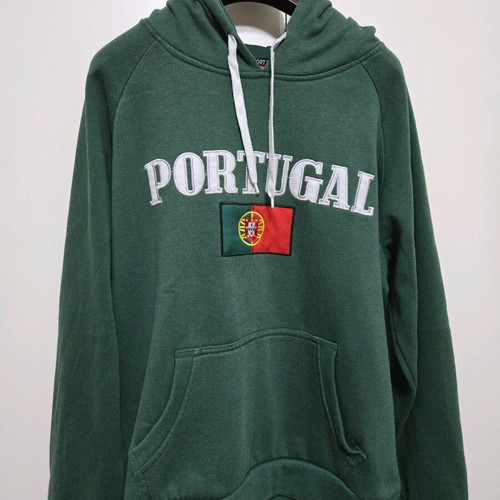 Portugal sweatshirt used, green, size large