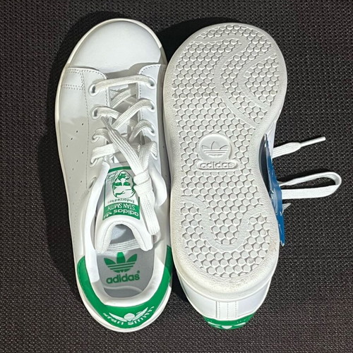 Adidas Stan Smith Kids new, size 33.5, white/green