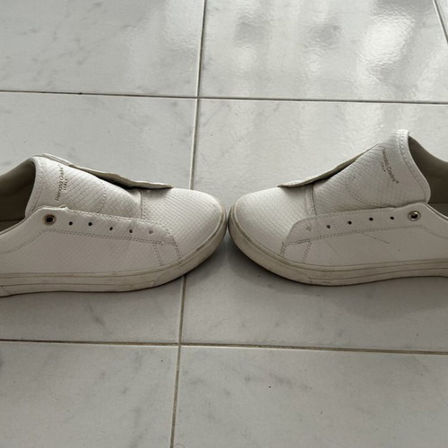 Renato Garini White/Gold Snake Women's Sneakers size 41