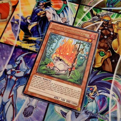 Sylvan Komushroomo LVAL Rare 1st Edition Yu-Gi-Oh! card