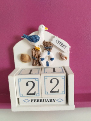 Calendar like new from Cyprus