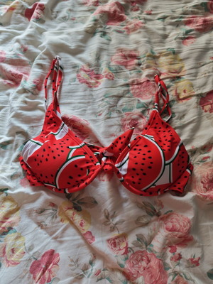 Swimsuit with Watermelon Print like new, adjustable straps