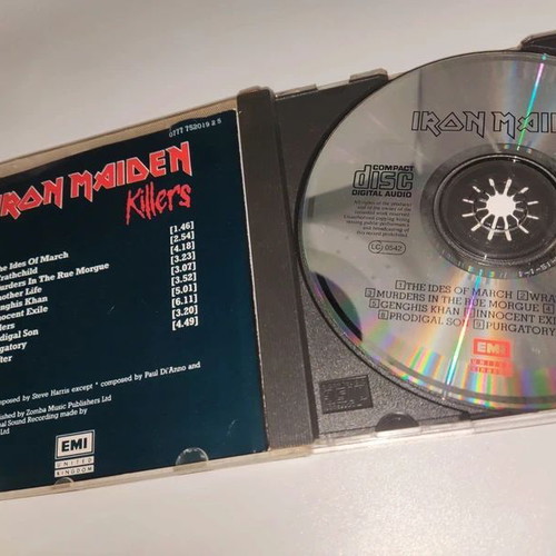 Iron Maiden Killers CD used, metal