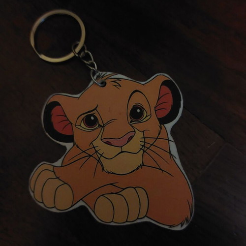 Simba keychain from The Lion King new