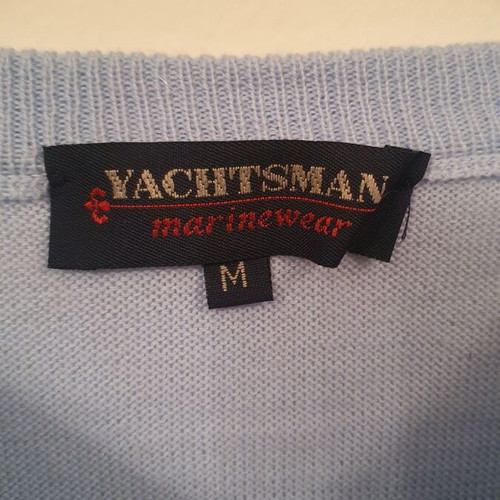 Light blue pullover sweater, size M