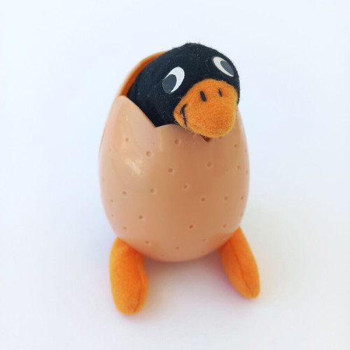 McDonald's collectible penguin figure in egg like new, 1998
