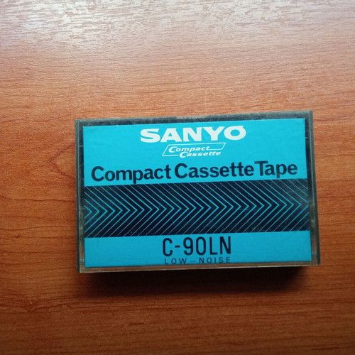Sanyo C-90 LN Audio Tape used, 1980s collectible cassette