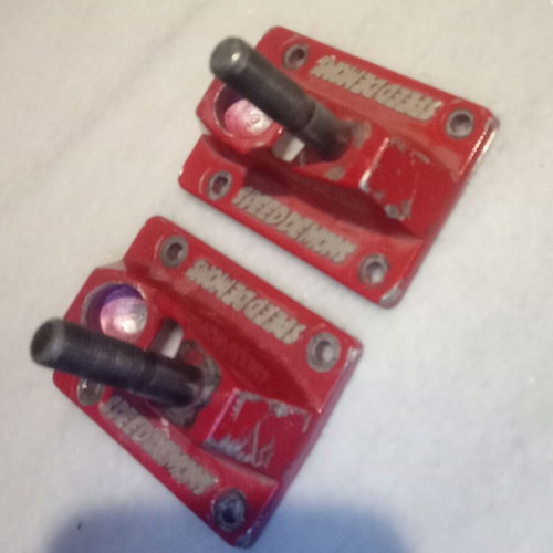 Speed Demons skateboard truck bases used, pair
