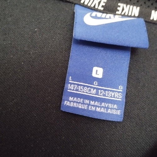 Nike hoodie used, black, size 158 cm
