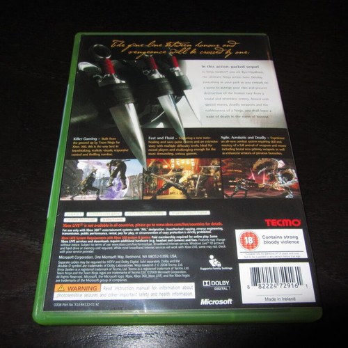 Ninja Gaiden 2 Xbox 360 σαν καινούργιο