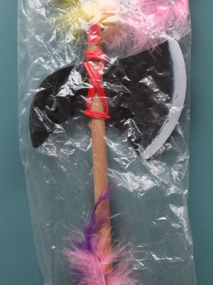 Carnival accessory tomahawk for Indian costume new