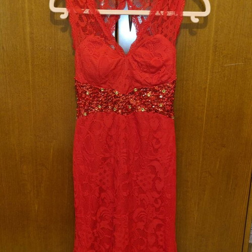 Dress like new, red, size S