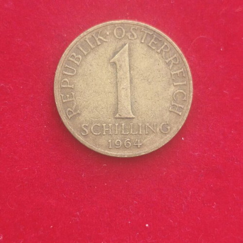Austria 1 Schilling coin used