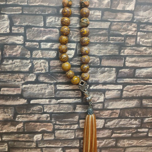 Jasper Worry Beads new, painted