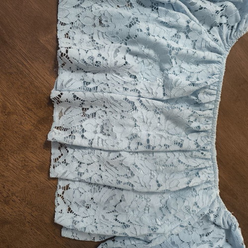 Blue Off Shoulder Top small size like new