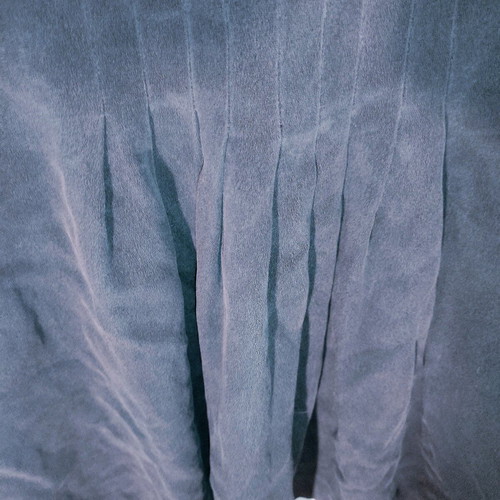 Whistler dress used, 100% silk bluish gray, size L
