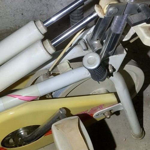 Adler exercise bike used with bottles