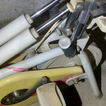 Adler exercise bike used with bottles