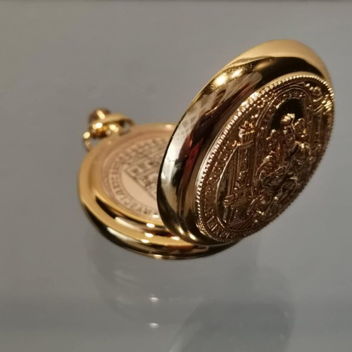 Pocket watches used, collection of 10 replicas, metal