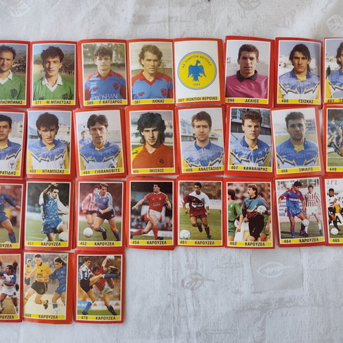 Karouzel 1993 football stickers, pack of 90