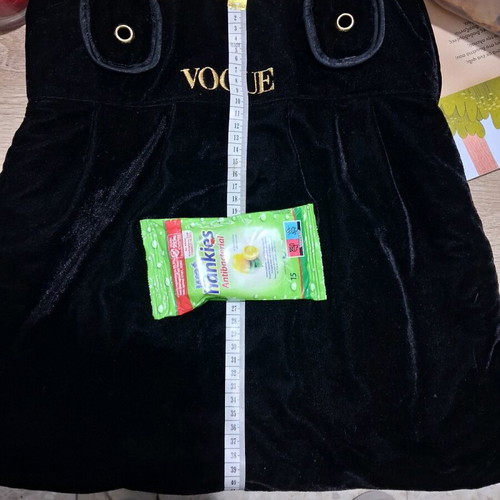Vintage Vogue Shoulder Bag Black Velvet like new