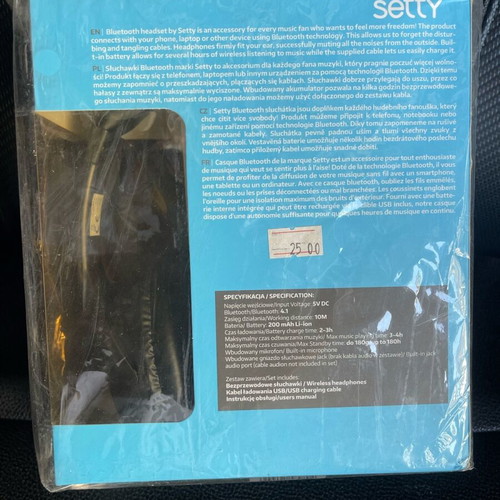 Bluetooth headset new in box