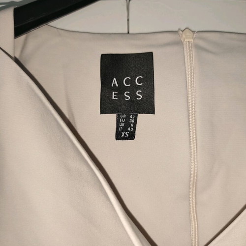 Dress beige pencil Access extra small like new