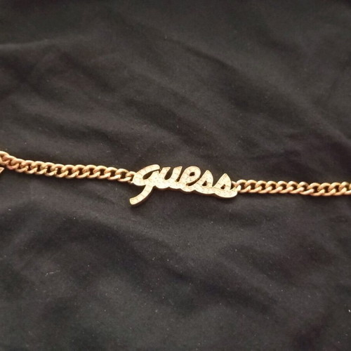 Guess bracelet used, gold plated, gold color
