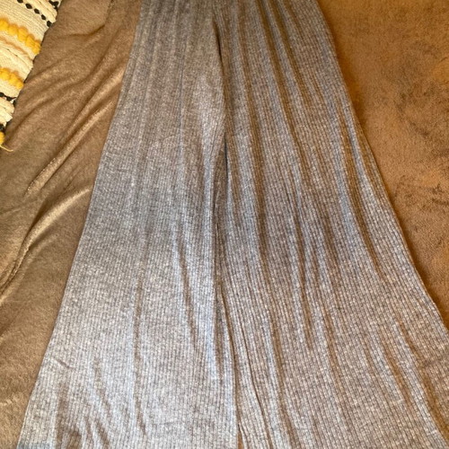 Celestino ribbed pants new, grey, high waist, sizes S-M
