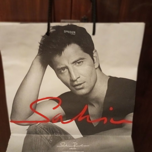 Sakis Rouvas Collectible Paper Bag like new, Sprider Stores 2010
