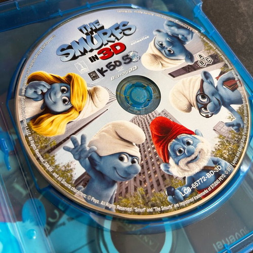 Smurfs 3D Blu-ray used, dubbed