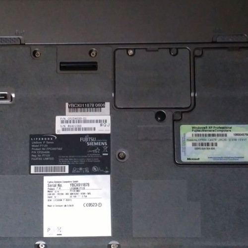 Laptop Fujitsu Siemens Lifebook P7120 used, up to 13 inch