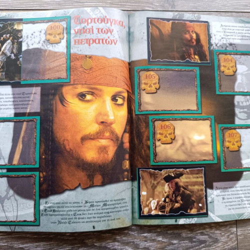 Panini Disney Pirates of the Caribbean Sticker Album like new