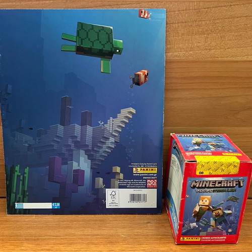 Panini Minecraft album and sealed box new