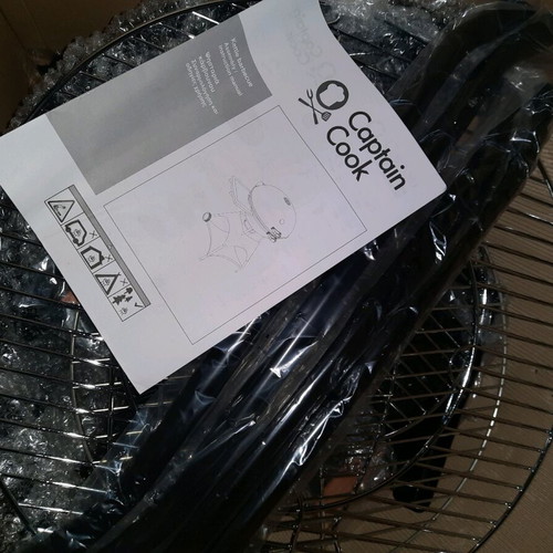 Captain Cook charcoal grill new 12 kg in packaging