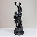  Σύμπλεγμα δύο αγαλμάτων μεταλλικό, γαλλικής κατασκευής, περίπου 130 ετών.