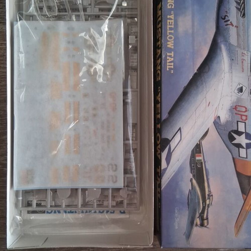 Hasegawa P-51C Mustang Yellow Tail 1/72 scale model