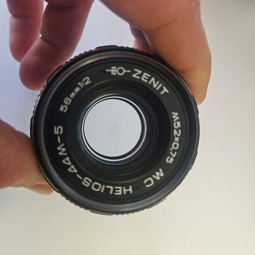 Zenit 122 with Helios 44M-5 58mm f/2 lenses used, set of 2