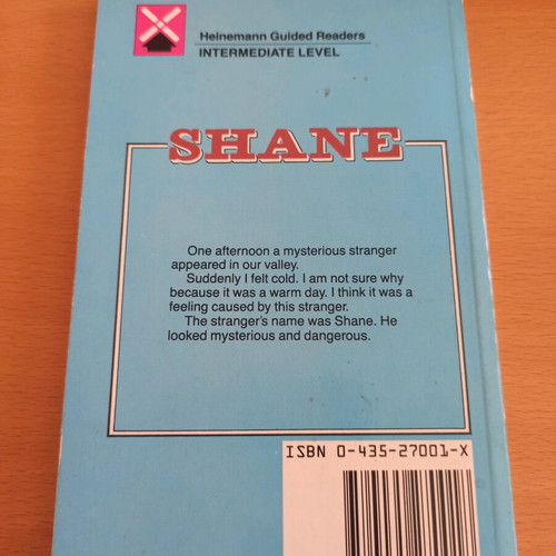 Shane by Jack Schaefer like new, English intermediate western novel