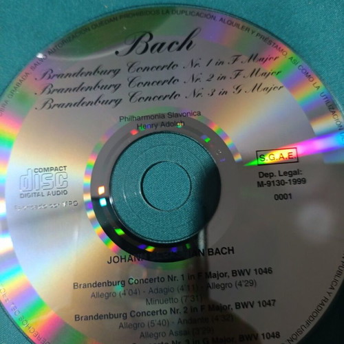 Bach Brandenburg Concertos CD new, classical genre