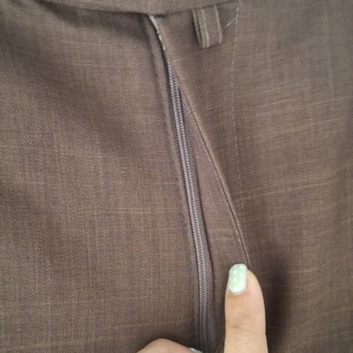 Men's fabric pants used, summer brown, size Large/XL