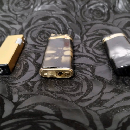 Vintage lighters used, set of 6 pieces