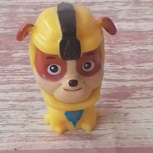 Paw Patrol Rubble figure used, height 4 cm