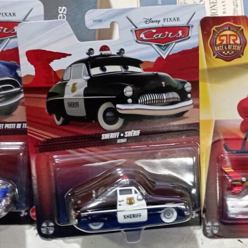 Αυτοκινητάκια πακέτο 3 τεμ Disney Pixar καινούργια κλίμακας 1:55