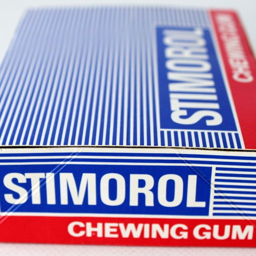 Vintage 70's Stimorol Empty Chewing Gum Box Dandy Denmark