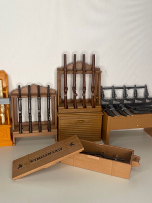 Playmobil western parts used for gun shop