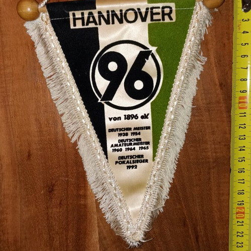 Hannover vintage banner with felt texture in very good condition